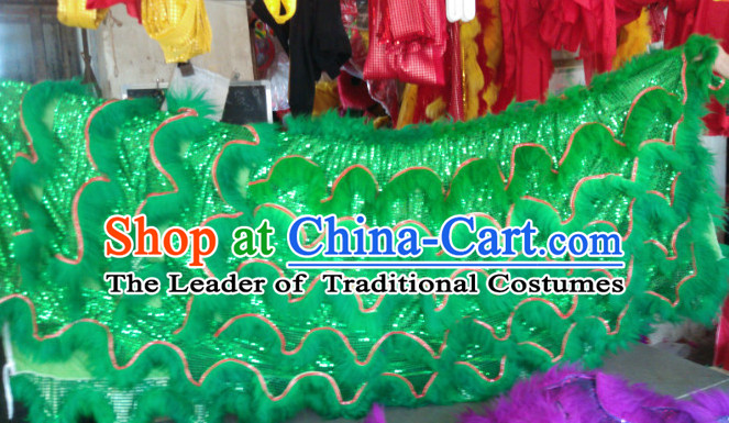 Top Asian Chinese Lion Dance Troupe Performance Suppliers Pants Equipments Art Instruments Lion Tail Costumes Set