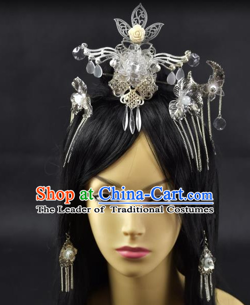 Top Chinese Empress Phoenix Hair Style China Hairpieces Chinese Traditional Hairpins Bridal Headwear