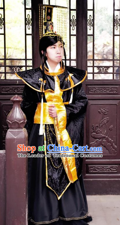 Chinese Traditional Stage Performance Hanfu Cosplay Prince Costume Chinese Cosplay Hanfu Halloween Costume Party Costume Fancy Dress