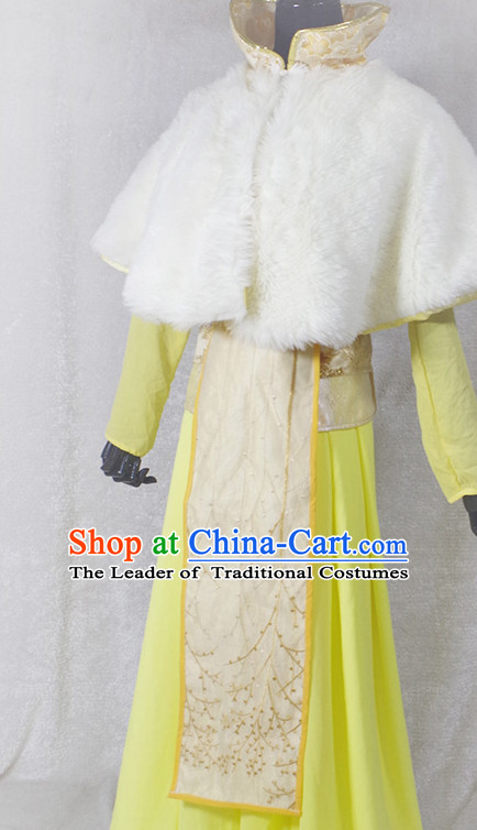 Chinese Ancient Han Fu Princess Clothing Robes Tunics Accessories Traditional China Clothes Adults Kids