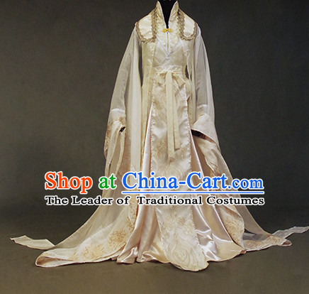 Chinese Ancient Han Fu Clothing Robes Tunics Accessories Traditional China Clothes Adults Kids