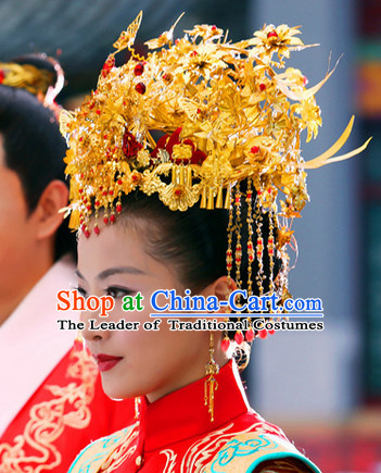 Chinese Traditional Wedding Ceremony Hair Accessories Hair Jewelry