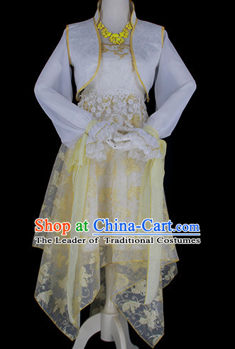 Ancient Chinese Fairy Style Costumes Imperial Princess Outfits Complete Set for Women