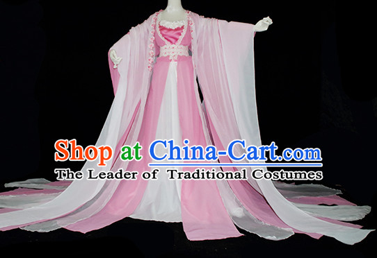 Ancient Chinese Fairy Style Costumes Imperial Princess Outfits Complete Set for Women