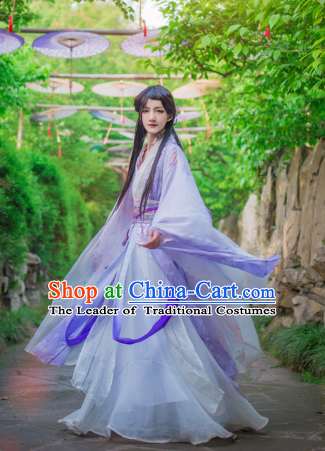 Chinese Traditional Han Fu Swordsman Clothes for Men China Women Dress Customized  Male Dresses Cheongsams Qipao Hanfu Complete Set