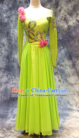 Chinese Folk Dance Costume for Women or Girls