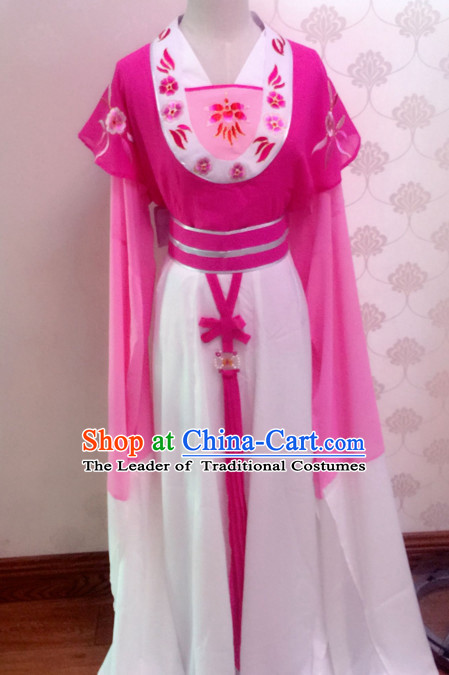 Chinese Yue Opera Costumes Huang Mei Opera Costume Complete Set for Women