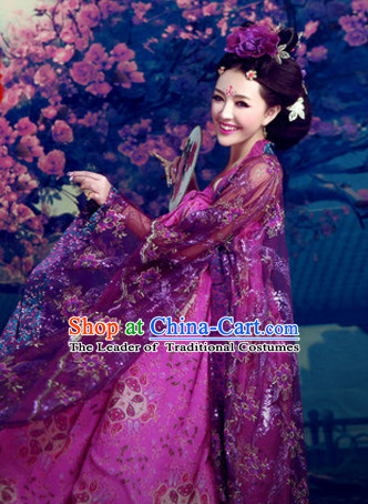 Traditional Chinese Stage Dancing Costume Chinese Classical Dance Costumes Complete Set for Women