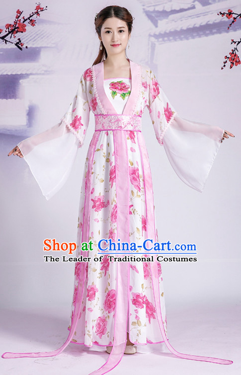 Traditional Chinese Hanfu Women Clothes CLassical Dress Complete Set