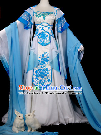 Ancient Chinese Princess Dance Costumes Dresses Hanzhuang Han Fu Han Clothing Traditional Chinese Dress Hanfu National Costume Complete Set for Women or Girls