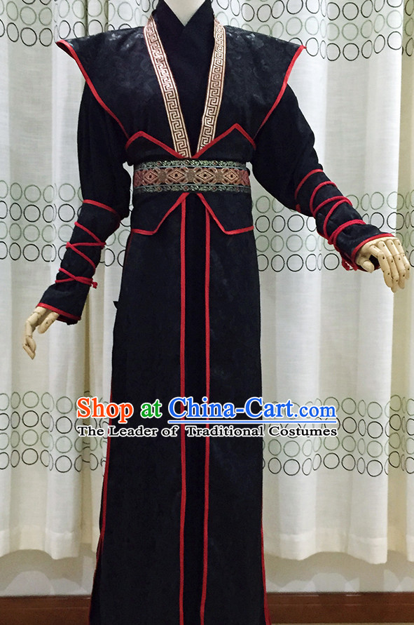 Ancient Chinese Style Halloween Cosplay Cos Fighter Knight Complete Set for Men