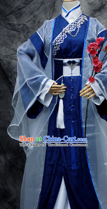 Chinese Classical Emperor Imperial Dresses Hanfu Han Fu Complete Set for Men