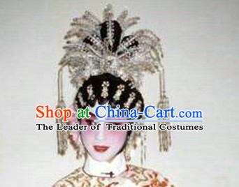 Handmade Chinese Cantonese Opera Phoenix Hair Decorations Headpieces for Women