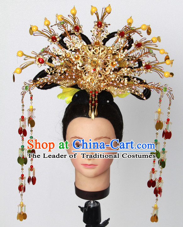 Chinese Princess Hair Headwear Crowns Hats Headpiece Hair Accessories Jewelry