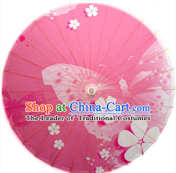 Asian Dance Umbrella China Handmade Classical Butterfly Umbrellas Stage Performance Umbrella Dance Props