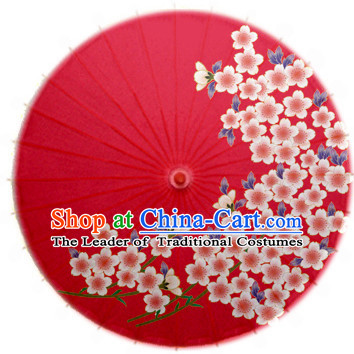 Asian Dance Umbrella China Handmade Traditional Painting Umbrellas Stage Performance Umbrella Dance Props