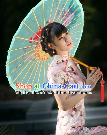 Asian Dance Umbrella China Handmade Traditional Calligraphy Umbrellas Stage Performance Umbrella Dance Props