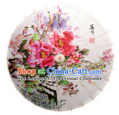 Asian Dance Umbrella China Handmade Traditional Umbrellas Stage Performance Umbrella Dance Props