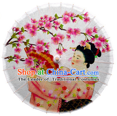 Traditional Rainproof Handmade China Dance Umbrella Stage Performance Umbrella Dancing Props