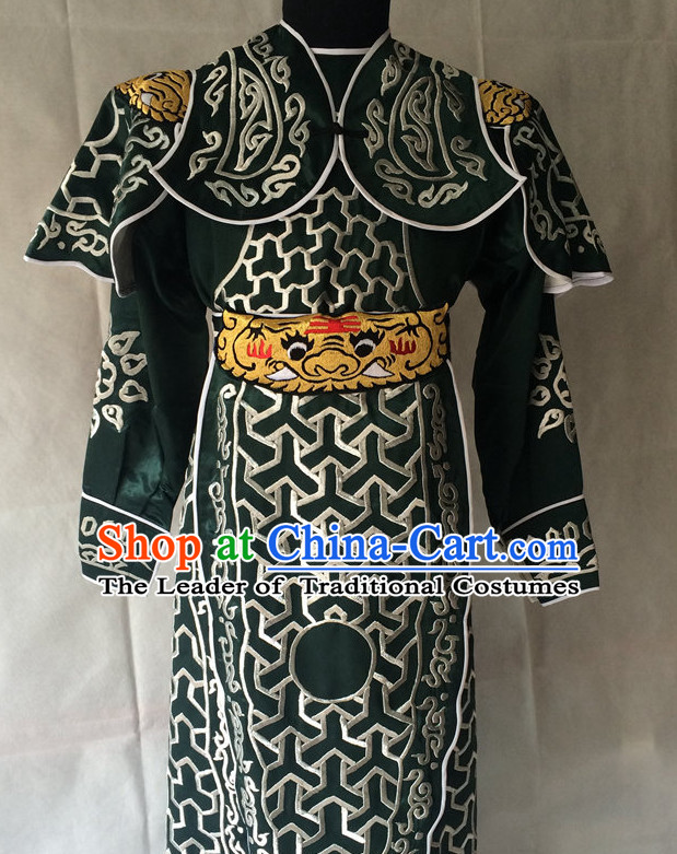 China Beijing Opera Men General Costume Embroidered Robe Stage Costumes Complete Set