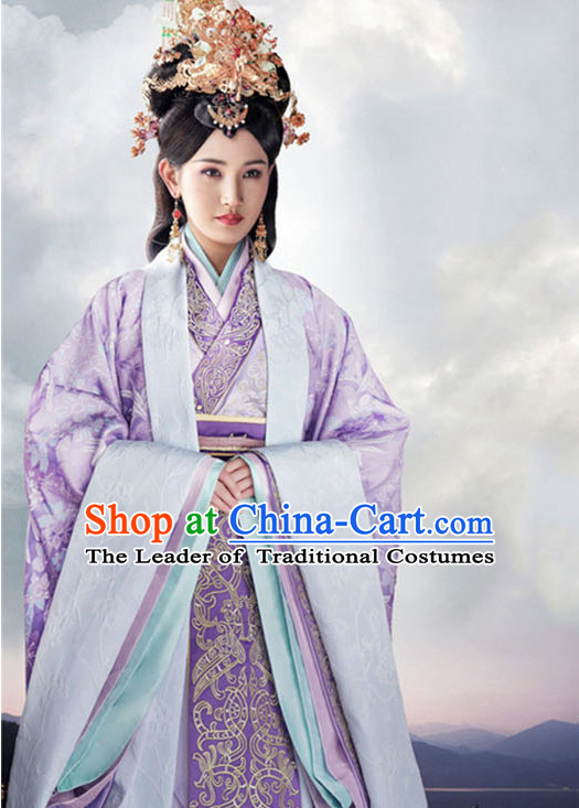 Ancient Chinese Princess Woman Costumes Costume Traditional Chinese Fairy Hanfu Han Fu Costumes Ancient Cosplay Complete Set