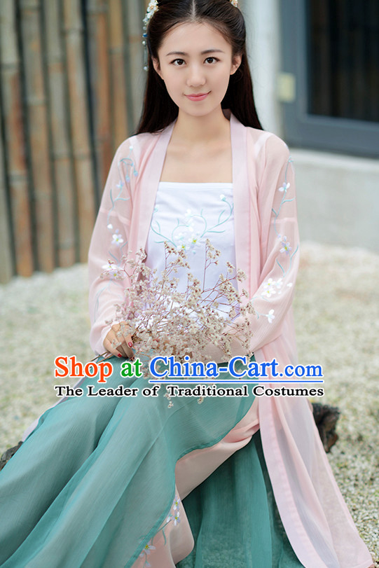 Ancient Chinese Han Dynasty Han Costume Dress Hanfu Suit