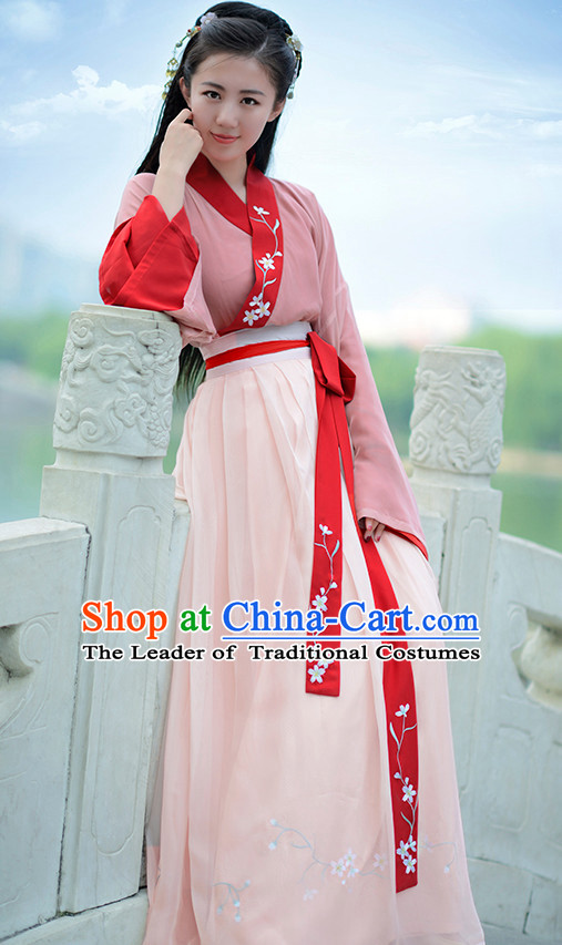 Ancient Chinese Han Dynasty Han Costume Dress Hanfu Suit