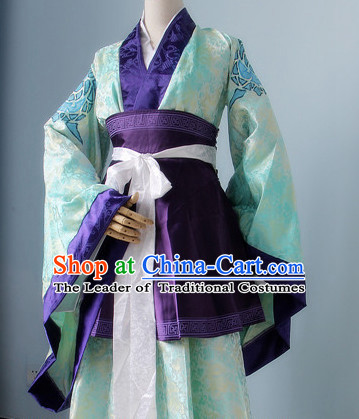 Chinese Women Hanbok Kimono Stage Opera Costume Dresses Costume Ancient Cosplay Complete Set