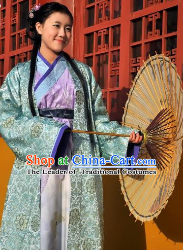 Ancient Chinese Women Dresses Traditional Royal Stage Hanfu Classical Dress Costumes Clothing Complete Set