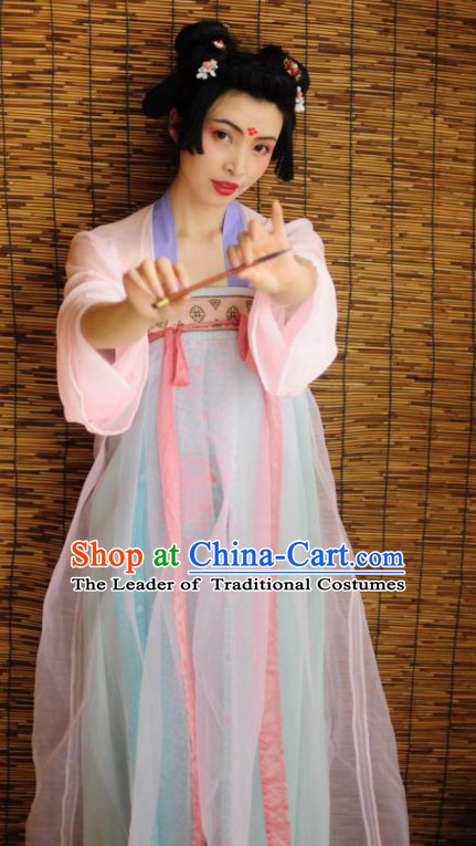 Ancient Chinese Clothing Traditional Hanfu Hanbok Kimono Dress National Costume Dresses Complete Set