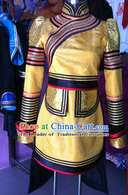 Chinese Mongolian Minority Mongol Women Dress Mongolia Minority Dresses Ethnic Mongolian Costume Complete Set