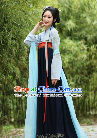 Ancient Chinese Women Dresses Hanfu Girls China Classical Clothing Histroical Dress Traditional National Costume Complete Set