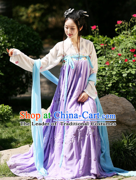 Ancient Chinese Women Dresses Hanfu Girls China Classical Clothing Histroical Dress Traditional National Costume Complete Set