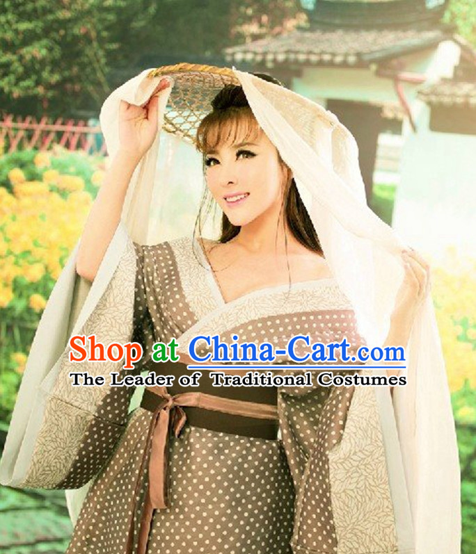 Custom Made Hanfu Traditional Chinese Clothes Stage Performance Costumes