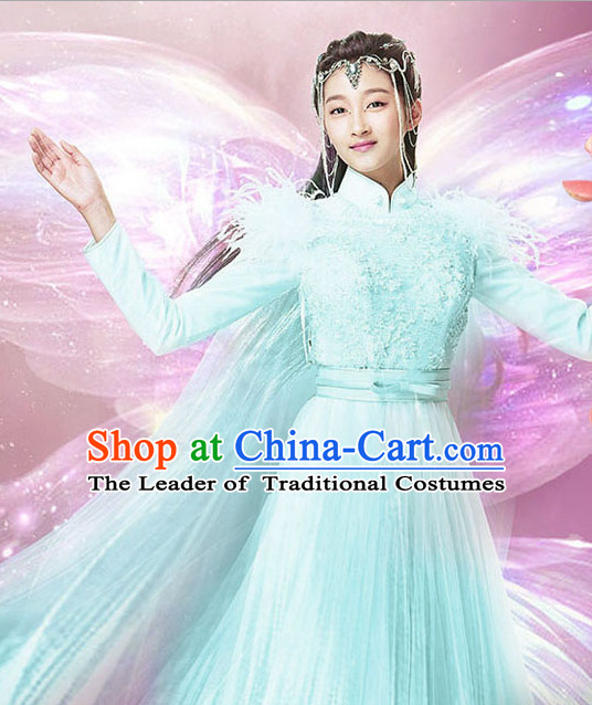 Custom Made Hanfu Traditional Chinese Clothes Stage Performance Costumes