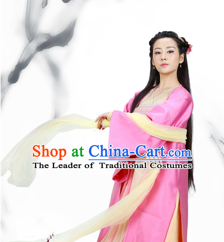 Custom Made Hanfu Traditional Chinese Clothes Stage Performance Costumes