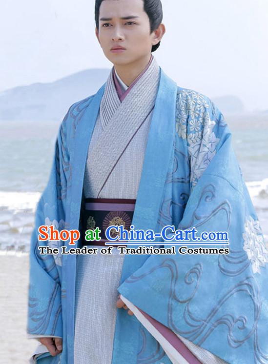 Chinese Prince Drama Performance Hanfu Festival Traditional Chinese Film Dress Rental Garment