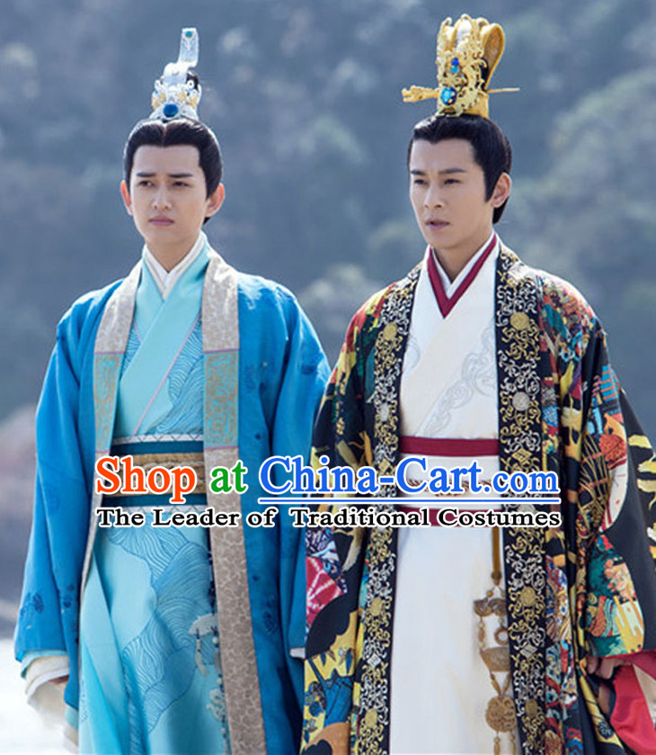 Chinese Emperor Drama Performance Hanfu Festival Traditional Chinese Film Dress Rental Garment