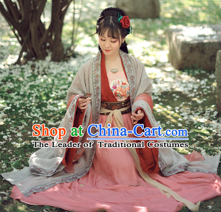 Chinese Han Dynasty Princess Hanfu Drama Performance Festival Celebration China Film Beauty Dress Rental Garment and Headpieces