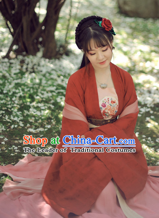 Chinese Han Dynasty Princess Hanfu Drama Performance Festival Celebration China Film Beauty Dress Rental Garment and Headpieces