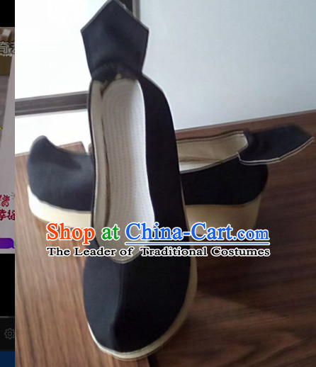 Chinese Shoes Wedding Shoes Kung Fu boots Wushu Shoes Mens Shoes Opera Shoes Hanfu Shoes Embroidered Shoes Monk Shoes