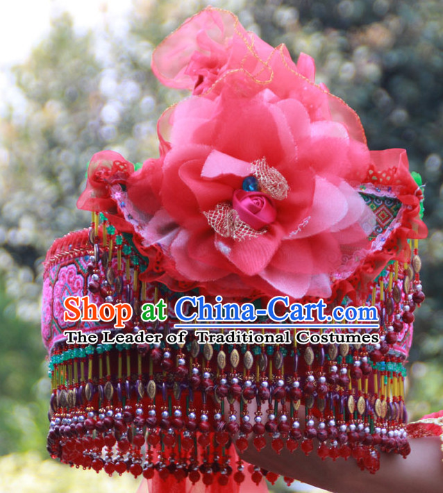 Hmong Minority Miao Clothing Ethnic Miao Minority Dance Costume Minority Dress Dance Miao Costumes Hat