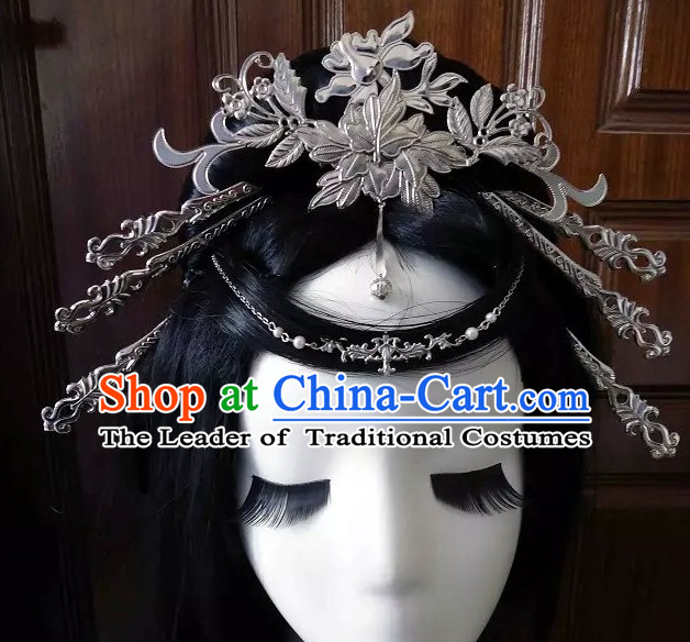 Traditional Chinese Headpiece Headdress Hair Decorations Hair Sticks Head Gear Wig Hair Decoration Set