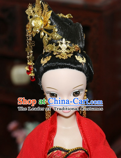 Traditional Chinese Women Qing Empress Headpiece Princess Headdress Palace Hair Decorations Royal Hair Sticks Head Gear Hair Decoration Set