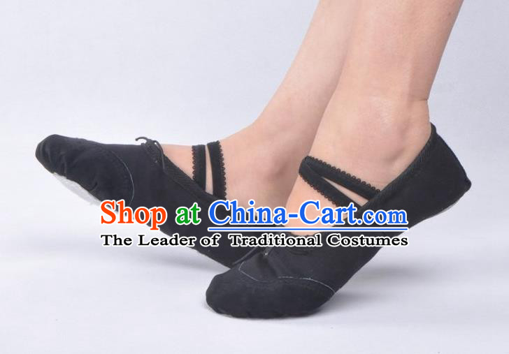 Traditional Chinese Folk Dance Shoes, Women Embroidered Dancing Shoes, Chinese Fabric Shoes for Women