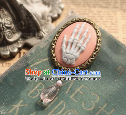 Traditional Classic Ancient Jewelry Accessories Restoring Brooch, Elegant Gothic Relief Breastpin for Women