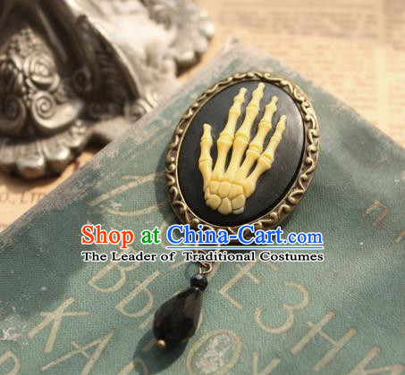 Traditional Classic Ancient Jewelry Accessories Restoring Brooch, Elegant Gothic Relief Breastpin for Women