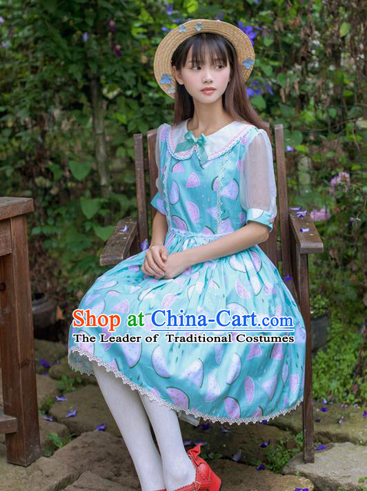 Traditional Classic Elegant Women Costume One-Piece Dress, Restoring Ancient Sweet Dress for Women