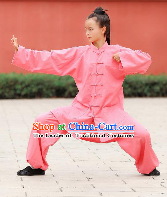 Traditional Chinese Wudang Uniform Taoist Nun Uniform Kungfu Kung Fu Clothing Clothes Pants Shirt Supplies Wu Gong Outfits, Chinese Tang Suit Wushu Clothing Tai Chi Suits Uniforms for Women