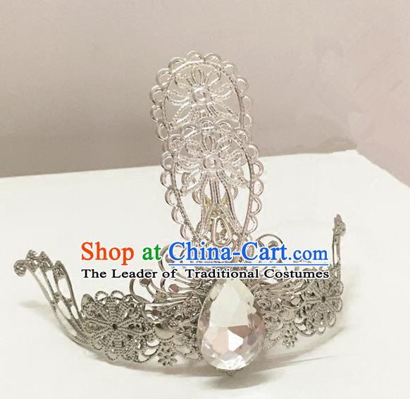 Traditional Chinese Ancient Jewelry Accessories, Ancient Chinese Han Dynasty Imperial Princess Hairpin, Prince Beam Hair Crown Hair Tuinga for Women